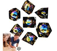 Polyhedral Role Play Set - 7X Polyhedral Board Game | Small Games for Men and Women Players