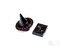 PolyHero Wizard d20 Wizard Hat and d2 Spellbook in Shadow