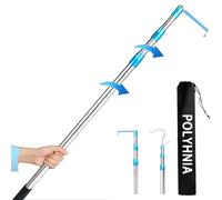 POLYHNIA Truck Cargo Grabber Pickup Truck Bed Cargo Retriever, 6 Ft Cargo Bar Extendable Pickup Hook, Truck Bed Accessories