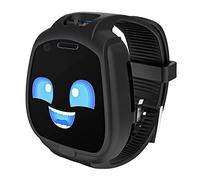 Polyjoy Watch Sports Strap Compatible with Little Tikes Tobi 1 2 Robot Smartwatch, Soft Silicone Shock Proof Replacement Band with Protective Case for Kid,Black (Not including Tobi Robot smartwatch)