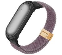 Polyjoy Wristband & PC Case Compatible with Plaud NotePin Voice Recorder, Adjustable Breathable Nylon Strap with Magnetic Clasp, Accessories for Plaid NotePin AI voice recorder-Graypurple