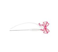 Polylactic Acid 2.6Mm Bead Needle with Delicate Snowflake Design for Jewelry Butterfly Bowknot Ice Bead Pin