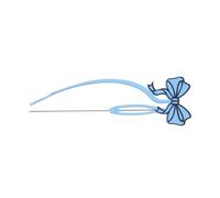 Polylactic Acid 2.6Mm Bead Needle with Delicate Snowflake Design for Jewelry Butterfly Bowknot Ice Bead Pin