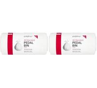 Polylina - Pedal Bin Liners, 35 Litre, 40 Tie Top White Bin Bags, Recyled Plastic, Kitchen Waste & Large Indoor Bins (Pack of 2)