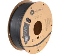 PolyLite ABS 1.75mm Dark Grey Filament - 1kg Heat Resistant Spool | High Toughness, Impact-Resistance, Low Odor, 3D Printer Filament for Most FDM Printers, Dimensional Accuracy +/- 0.03mm