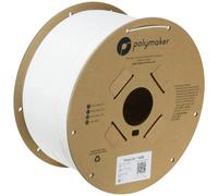 PolyLite ABS 3D Filament 1.75mm White - Heat Resistant ABS, 3kg on Cardboard Spool