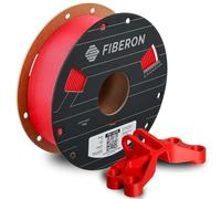 Polymaker Fiberon Red PET-GF15 3D Printer Filament 1.75mm 1KG, 15% Glass Fiber Reinforced, High Strength & Heat Resistance, Ideal for Automotive, Industrial & Functional Parts, AMS Compatible