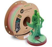 Polymaker HT-PLA Filament 1.75mm Gradient Rainbow, High Temp PLA for 3D Printing, Heat Stable Up to 150°C, Easy to Print, Works with Most FDM Printers, 1kg Spool