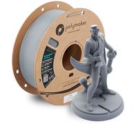 Polymaker HT-PLA Filament 1.75mm Grey, High Temp PLA for 3D Printing, Heat Stable Up to 130°C, Easy to Print, Works with Most FDM Printers, 1kg Spool