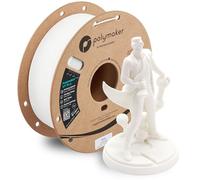 Polymaker HT-PLA Filament 1.75mm White, High Temp PLA for 3D Printing, Heat Stable Up to 130°C, Easy to Print, Works with Most FDM Printers, 1kg Spool