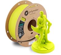 Polymaker HT-PLA-GF Filament 1.75mm Power Tool Green, High Temp PLA for 3D Printing, Heat Resistant to 150°C, Easy to Print, Easy to Anneal, Works with Most FDM Printers, 1kg Spool