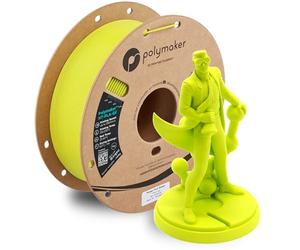 Polymaker HT-PLA-GF Filament 1.75mm Power Tool Green, High Temp PLA for 3D Printing, Heat Resistant to 150°C, Easy to Print, Easy to Anneal, Works with Most FDM Printers, 1kg Spool