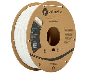 Polymaker PA02002 PolyLite Filament PLA 1.75mm 1Kg White