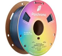 Polymaker Panchroma Blue Color Changing PLA, 1.75mm, 1KG, Glitter Starlight Midnight 3D Printer Filament, Hides Layer Lines, Easy to Print, Tangle Free, AMS Compatible, Works with Most FDM Printers