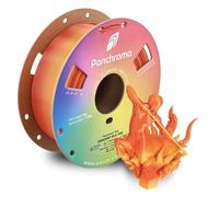 Polymaker Panchroma Gradient Silk Fire PLA 3D Printing Filament 1.75mm 1kg, Smooth Color Transitions, Shiny Silk Finish, High Speed Printing, Ideal for Home Décor, Toys, Cosplay, Miniatures & Gifts