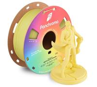 Polymaker Panchroma Matte PLA Filament, Matte Pastel Banana 1.75mm 1kg 3D Printing Filament, Formerly Polyterra Matte 3D Printer PLA Filament, Fit Most FDM 3D Printers, 1kg Spool (2.2lbs)