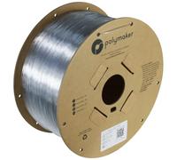 Polymaker PC Filament 1.75mm, Clear Polycarbonate Filament 1.75mm 3kg Cardboard Spool - PolyLite PC Filament Transparent, Strong & Tough & Heat Resistant 3D Printer Polycarbonate Filament 1.75
