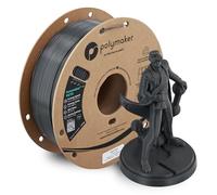 Polymaker PETG Dark Grey 3D Printer Filament 1.75mm 1KG, High Flow & High Strength, Fast Printing up to 300mm/s, Excellent Layer Adhesion, Warp Free, Ideal for Prototypes & Functional Parts