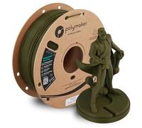 Polymaker PLA Pro 3D Printing Filament Army Green 1.75mm 1KG, High-Impact Tough PLA, Fast Printing up to 300mm/s, High Speed New Formula, Easy to Print on Most FDM Printers, No Enclosure Required