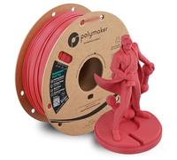 Polymaker PLA Pro 3D Printing Filament Light Red 1.75mm 1KG, High-Impact Tough PLA, Fast Printing up to 300mm/s, High Speed New Formula, Easy to Print on Most FDM Printers, No Enclosure Required