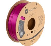 Polymaker Silk PLA Filament 1.75mm Magenta, 1kg, Shiny, Print with Most Printers, PolyLite PLA Silk Magenta Shiny Filament 1.75mm