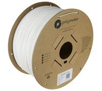 Polymaker Tough PLA 1.75mm 3D Printer Filament, 3kg White PLA Filament Cardboard Spool - PolyMax PLA 1.75 White Filament Tougher Than PL 3D Filament High Impact Strength for Functional Application