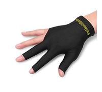 PolyMath Billiard Gloves 10pcs/Set 3 Open Fingers Snooker Accessories Professional Pool Cue Gloves Spandex Lycra for Left Hand, Men Women