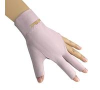 PolyMath Billiard Gloves 10pcs/Set 3 Open Fingers Snooker Accessories Professional Pool Cue Gloves Spandex Lycra for Left Hand, Men Women