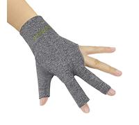 PolyMath Billiard Gloves 10pcs/Set 3 Open Fingers Snooker Accessories Professional Pool Cue Gloves Spandex Lycra for Left Hand, Men Women