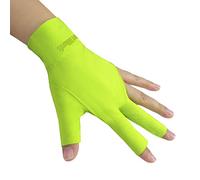 PolyMath Billiard Gloves 10pcs/Set 3 Open Fingers Snooker Accessories Professional Pool Cue Gloves Spandex Lycra for Left Hand, Men Women