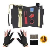 PolyMath Snooker Cue Repair Kit Portable Billiard Accessories Kit for Home Fun Billiard Beginner Accessories Adapt to Standard Shafts Quickly Repair Cracking and Wear Problems