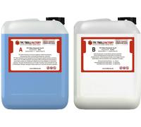 Polyment silicone rubber type 35 food blue medium-hard Shore 1:1