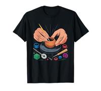 Polymer Clay Artist Character Tiny Hands Big Creative Vision T-Shirt