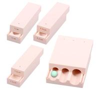 Polymer Clay Bead Roller with Scale,Round Bead Hole Maker,Clay Jewelry Earrings Making Tool,Creates Three Sizes of Beads for DIY