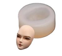 Polymer Clay Doll Body Mold 3D Baby Face Soft Tools Faces Silicone D Tool(Male)