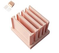Polymer Clay Thickness String Roller Tool,Clays Rolling Strip Tool with Scale Set,55 Size DIY Strip Rolling Kit Tools with Firm Build (Apricot)