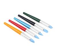 Polymer Clay Tools, Clay Pottery Pen, Clay Moulding Pen 5Pcs/Set Silicone Soft Head Clay Pottery Moulding Pen DIY Craft Tool (L 24x15mm)