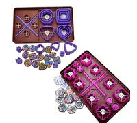Polymer Clay Tools Kit - Clay Cutters and Molds Set with Centering Stick and Pin Dot Tools, Multi-Shape DIY Clay Cutter Set for Jewelry and Buttons Crafting (2pcs)