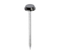 TIMCO PN50BL Polymer Headed Nail 50mm - Black (Box of 100)