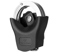 Polymer Hinged Handcuff Case | Law Enforcement Handcuff Holder for Duty Belt, Fit 1.5'' 1.75'' 2.0'' Belts