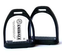 POLYMER STIRRUPS HORSE RIDING LIGHT WEIGHT BLACK AMIDALE 4.75" BNWT