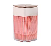 Polymer Tooth Picks For Extensive Use - Pick Net Fin, Grooved Cleaning Stick | 200 Canned Silk Tools For Cafeteria Catering Events Outdoor Lunches Student Home