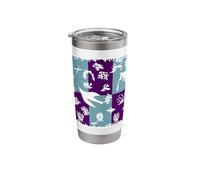 Polynesia The Sea, Matisse Inspiration in Digital Style Stainless Steel Insulated Tumbler