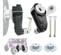 POLYNX 2PCS Kids Ride On Car Gearbox 12V RS550 40000RPM High-Speed Motor Gearbox for Power Wheels Kid's Ride on Toys Upgrade,High Torque Motor for Kid's Electric Vehicle Replace Parts,2 Free Coupler