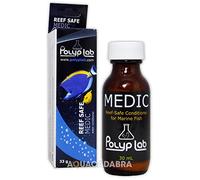 Polyp Lab Medic 30ml - Water Conditioner - White Plastic - Reef Safe - Treats Marine Ich, Freshwater Ich & Marine Velvet