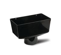 Polypipe 110mm Rainwater Large Hopper - Black RL140B