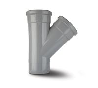 Polypipe 110mm Soil 135deg Equal Branch Double Socket Grey ST404G