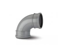 Polypipe 110mm Soil 92.5deg Bend Double Socket Grey SB417G