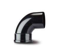 Polypipe 110mm Soil 92.5deg Bend Single Socket Black SB409B