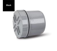 Polypipe 110mm Soil Screwed Access Cap Spigot Tail Black SA62B